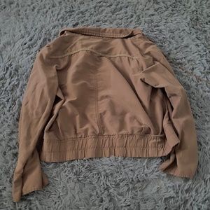 brown chic jacket